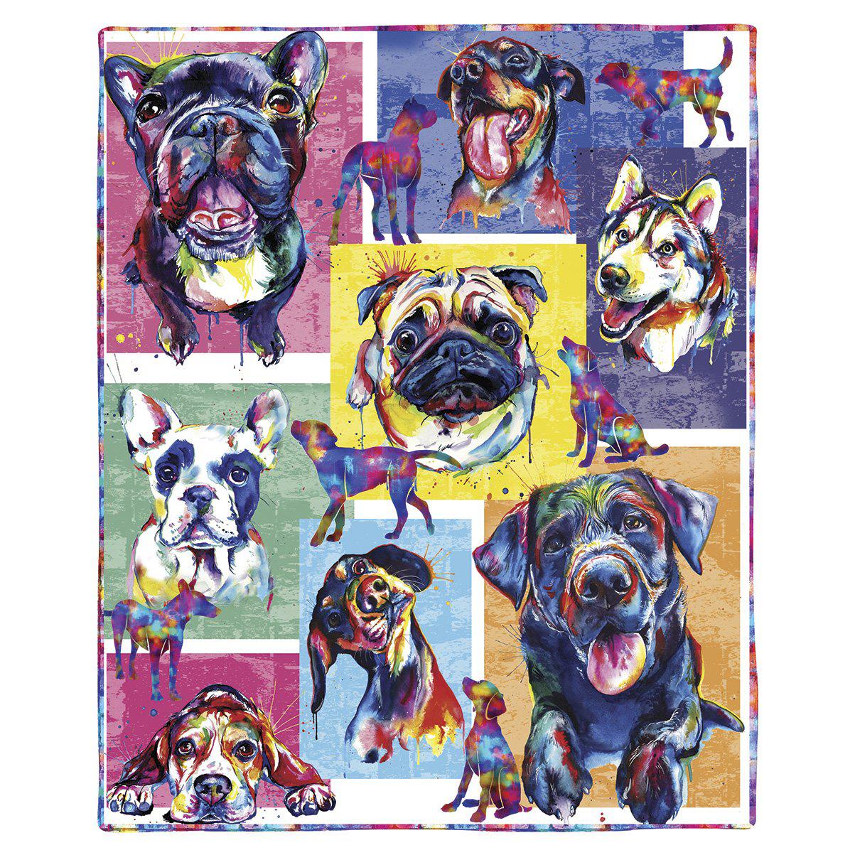 Dogs in the City Dog Bed Pattern - Free Digital Download-3 Wishes Fabric-My Favorite Quilt Store