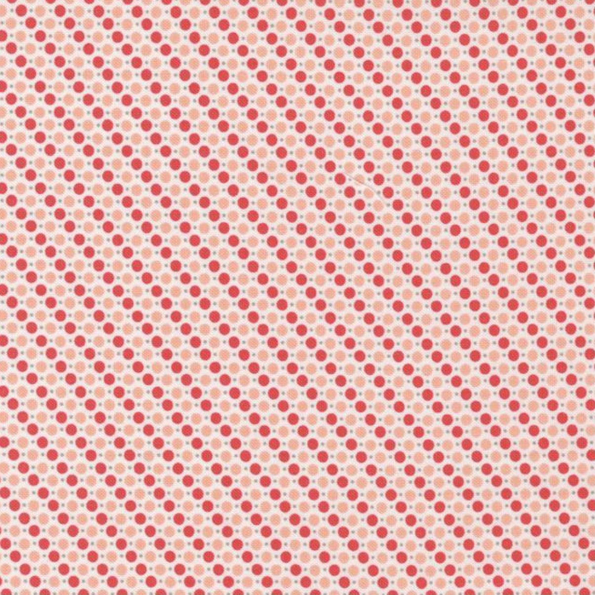 Emma Peach Dots Fabric