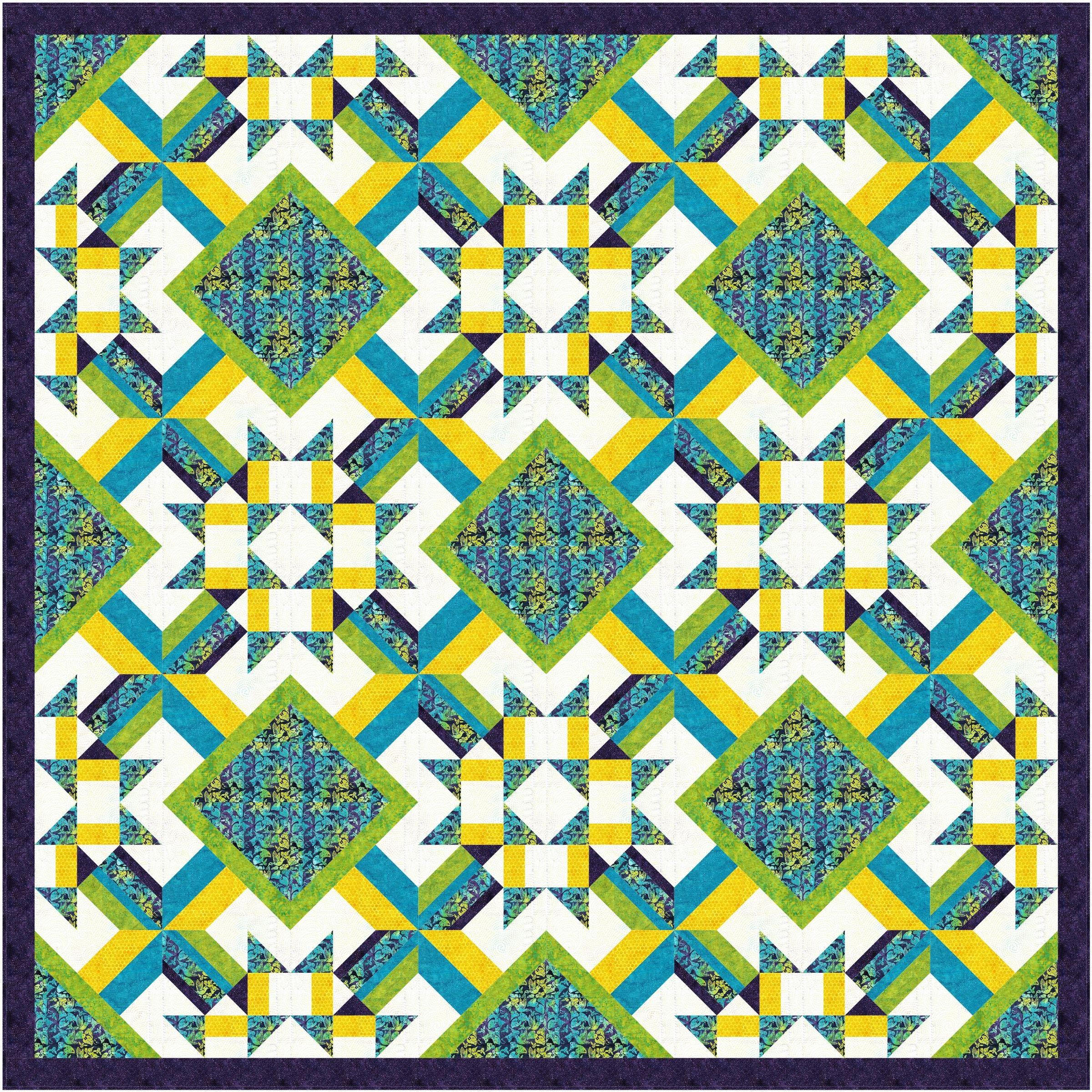 Entangled Bee Kind Quilt Kit-Island Batik-My Favorite Quilt Store