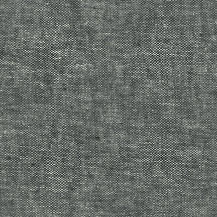 Essex Yarn Dyed Black Fabric-Robert Kaufman-My Favorite Quilt Store