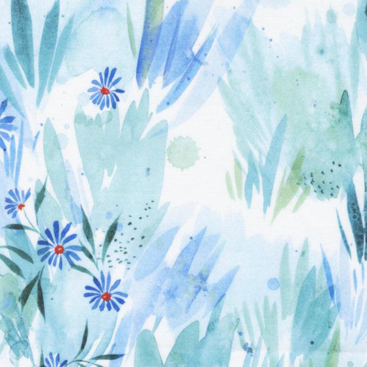 Eufloria Cornflower Fields of Floral Fabric-Moda Fabrics-My Favorite Quilt Store