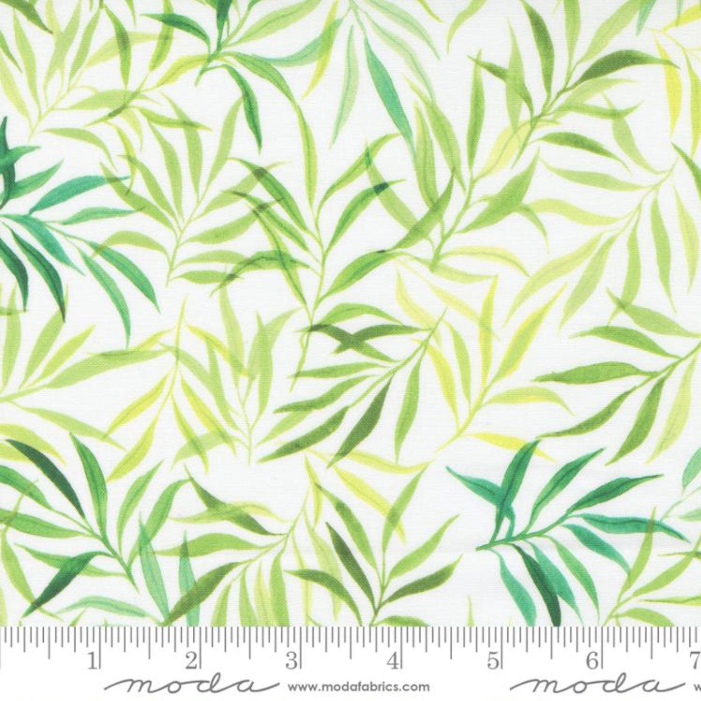 Eufloria Peridot To and Fro Leaf Fabric-Moda Fabrics-My Favorite Quilt Store