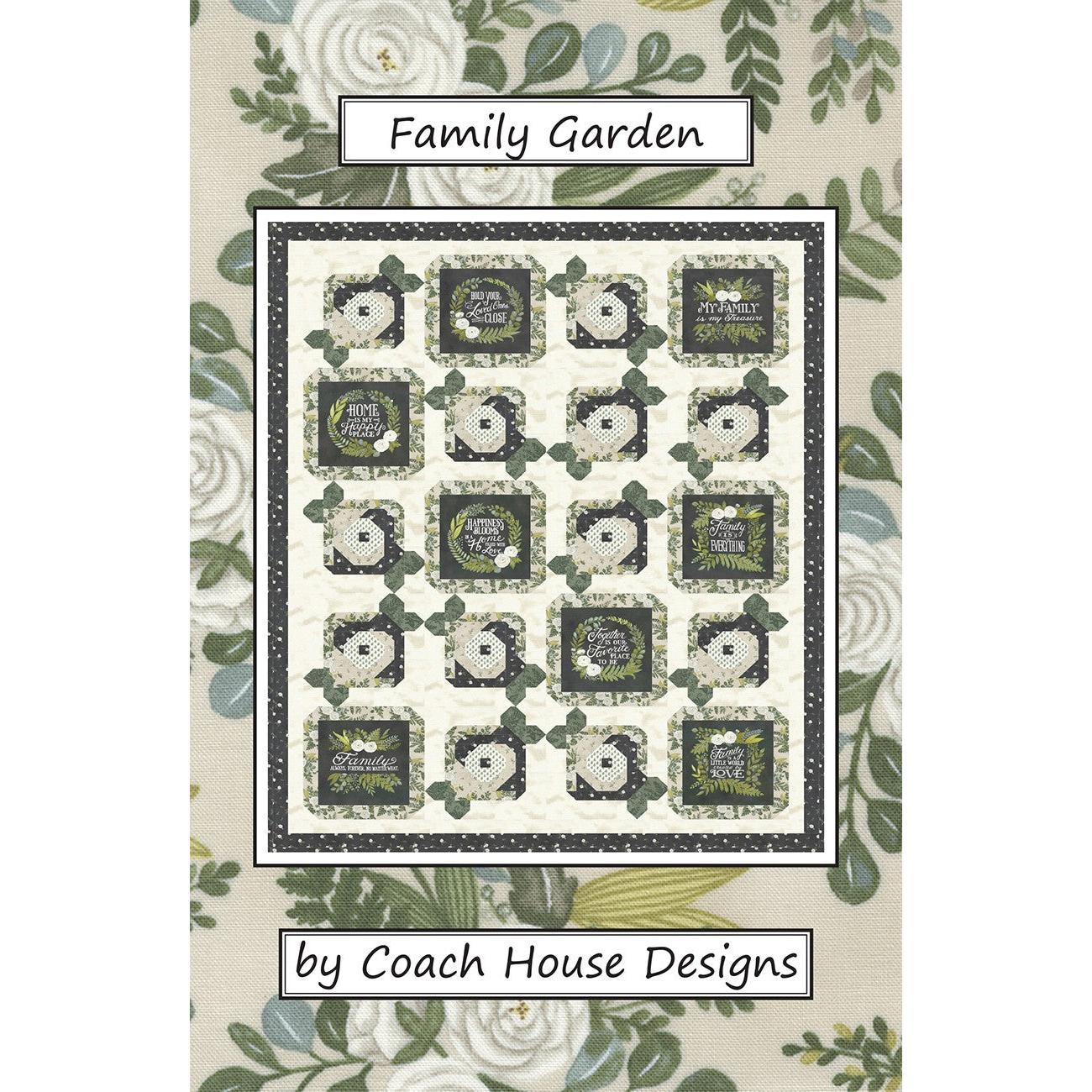Family Garden Quilt Pattern-Coach House Designs-My Favorite Quilt Store