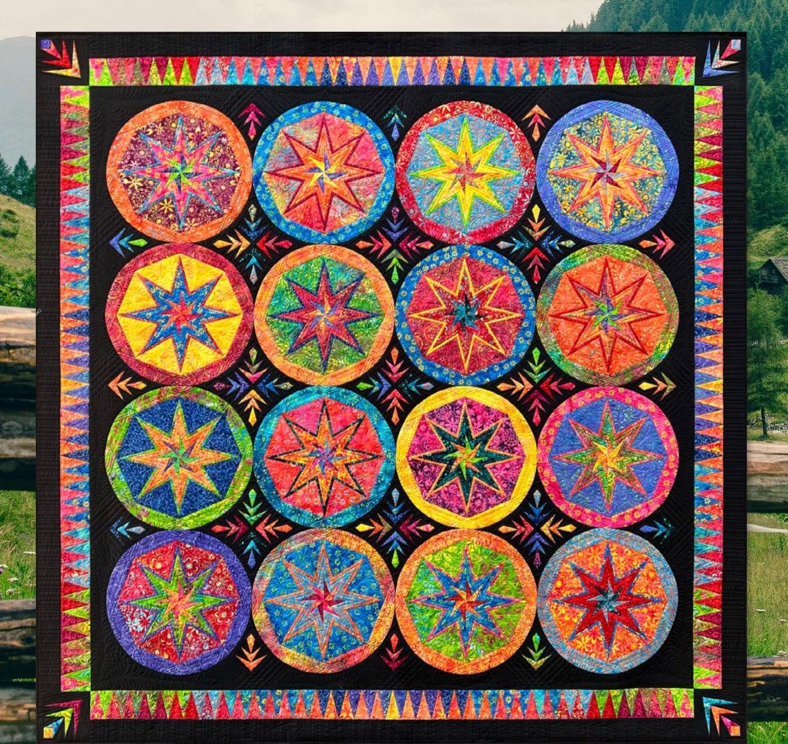 Fantasia Batik Quilt Kit-Anthology Fabrics-My Favorite Quilt Store