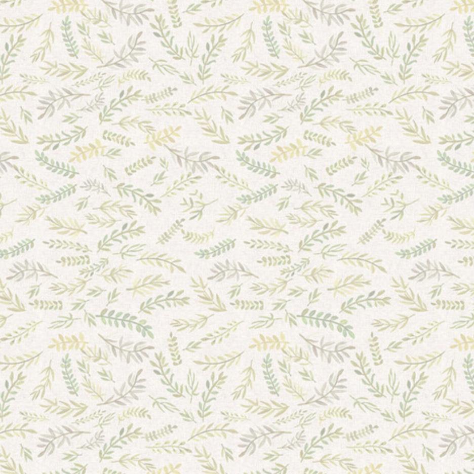 Farm Friends Ivory Branches Fabric