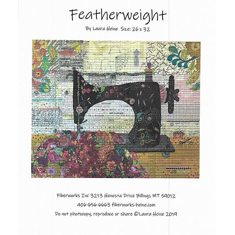 Featherweight Collage Quilt Pattern-Fiberworks-My Favorite Quilt Store