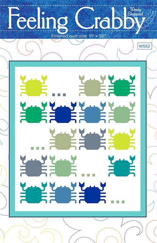 Feeling Crabby Quilt Pattern-Moda Fabrics-My Favorite Quilt Store