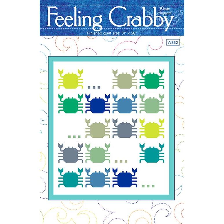 Feeling Crabby Quilt Pattern-Moda Fabrics-My Favorite Quilt Store