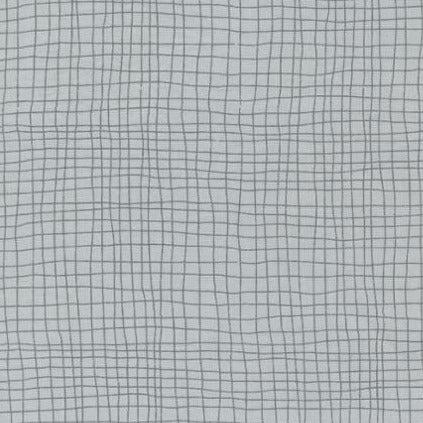 Filigree Light Gray Grid Fabric