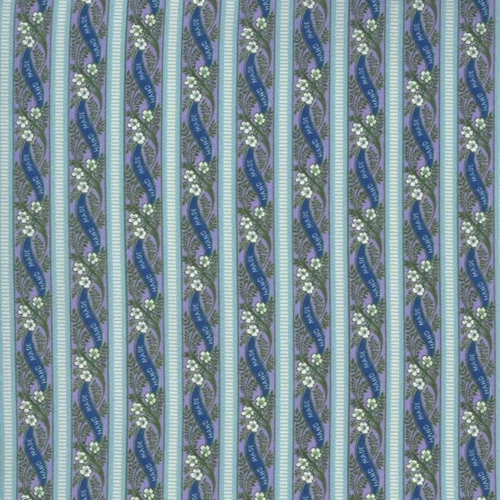 Flea Market Fresh Lavender Hand Made Stripes Fabric-Moda Fabrics-My Favorite Quilt Store