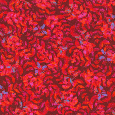 Round Red Pink Mandala Fabric by Robert Kaufman - modeS4u