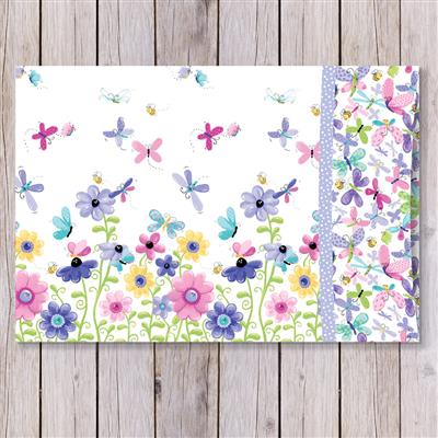 Flutter the Butterfly Easy Burrito Pillowcase Pattern - Free Pattern Download