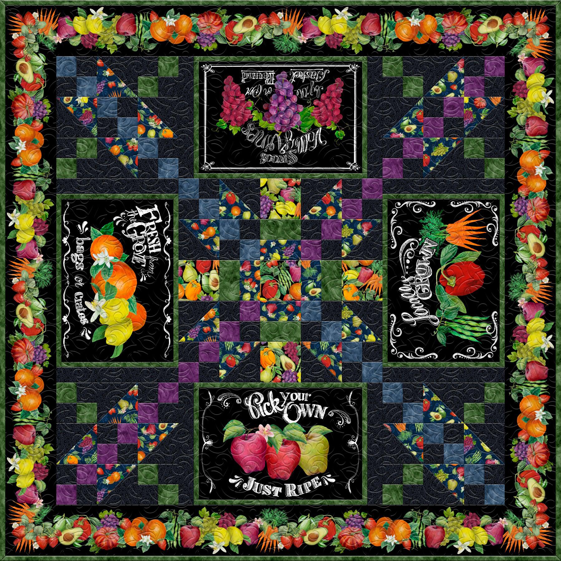 Fresh From the Grove Quilt Pattern - Free Digital Download