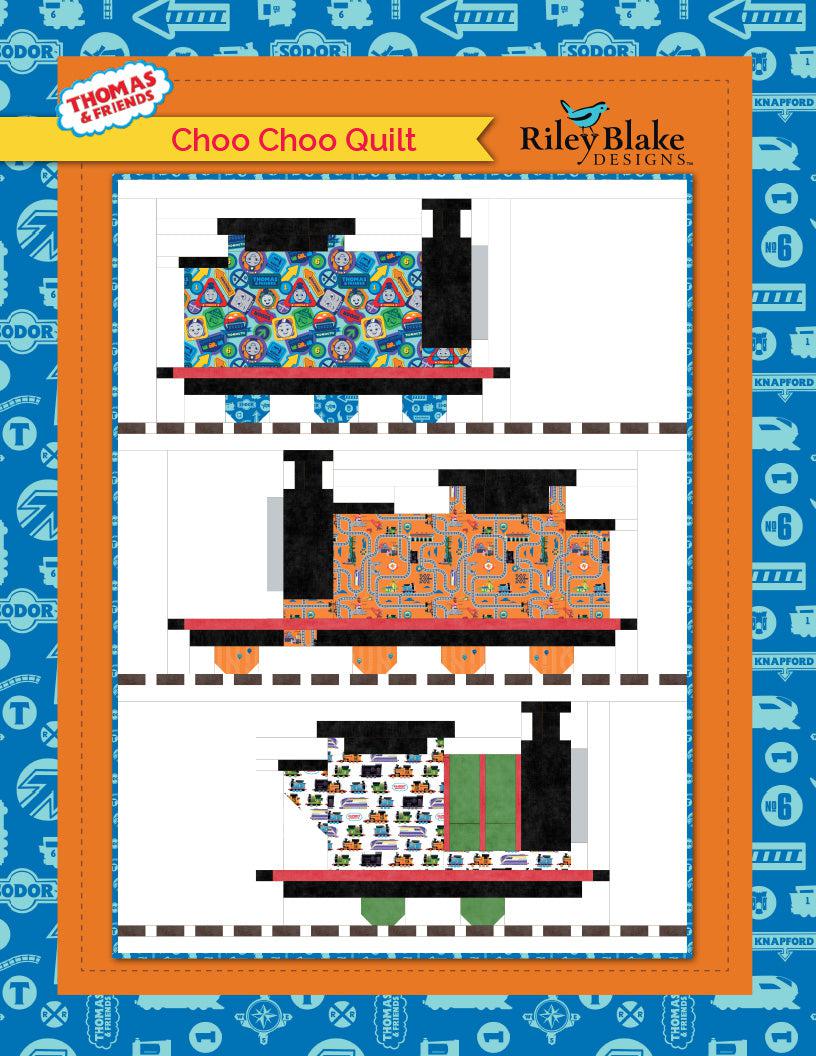 Full Steam Ahead Thomas Choo Choo Quilt Pattern - Free Digital Download-Riley Blake Fabrics-My Favorite Quilt Store