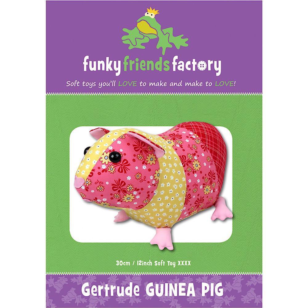 Gertrude Guinea Pig Funky Friends Factory Pattern-Funky Friends Factory-My Favorite Quilt Store