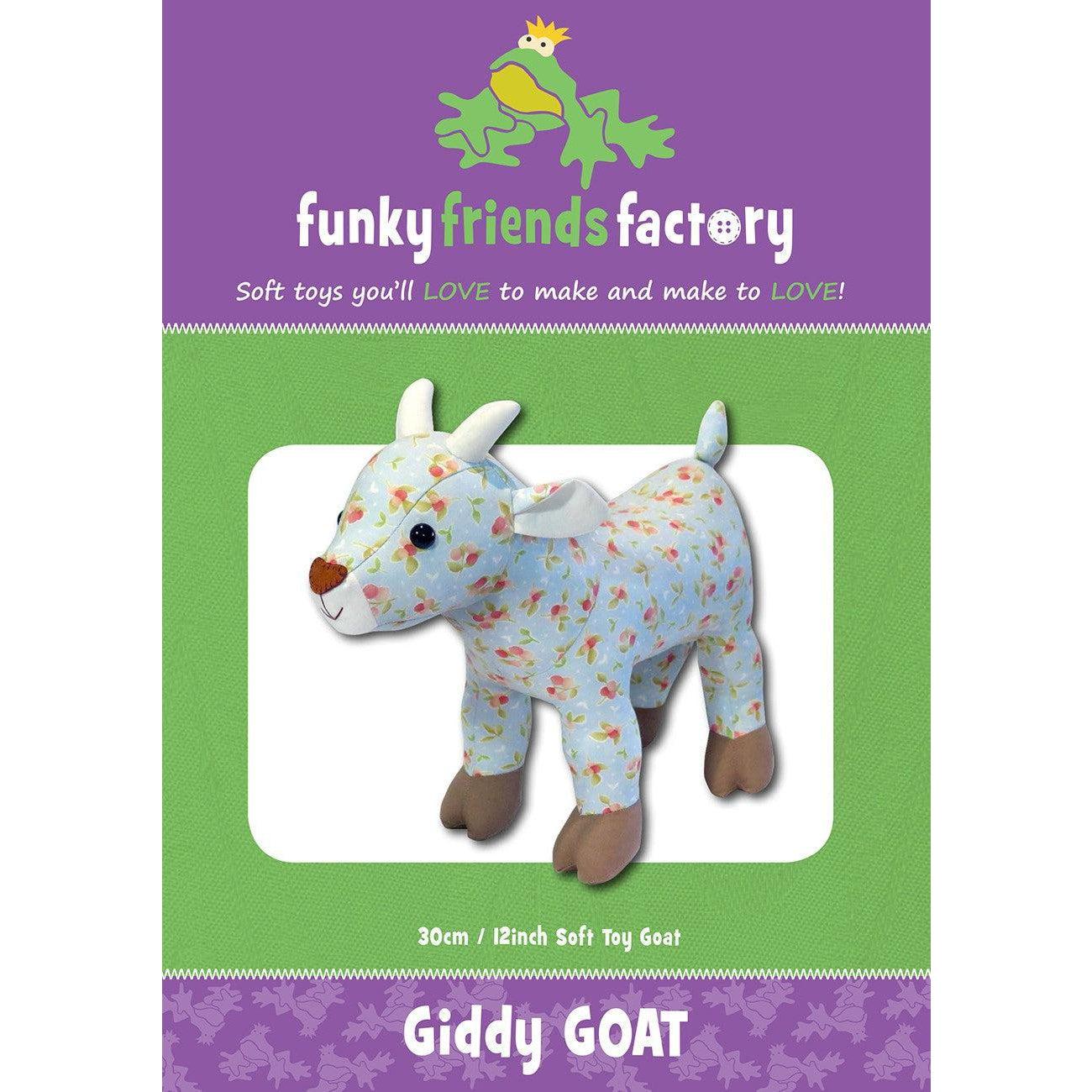 Giddy Goat Funky Friends Factory Pattern-Funky Friends Factory-My Favorite Quilt Store