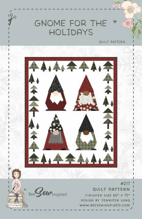 Gnome For the Holidays Quilt Pattern-Be Sew Inspired-My Favorite Quilt Store