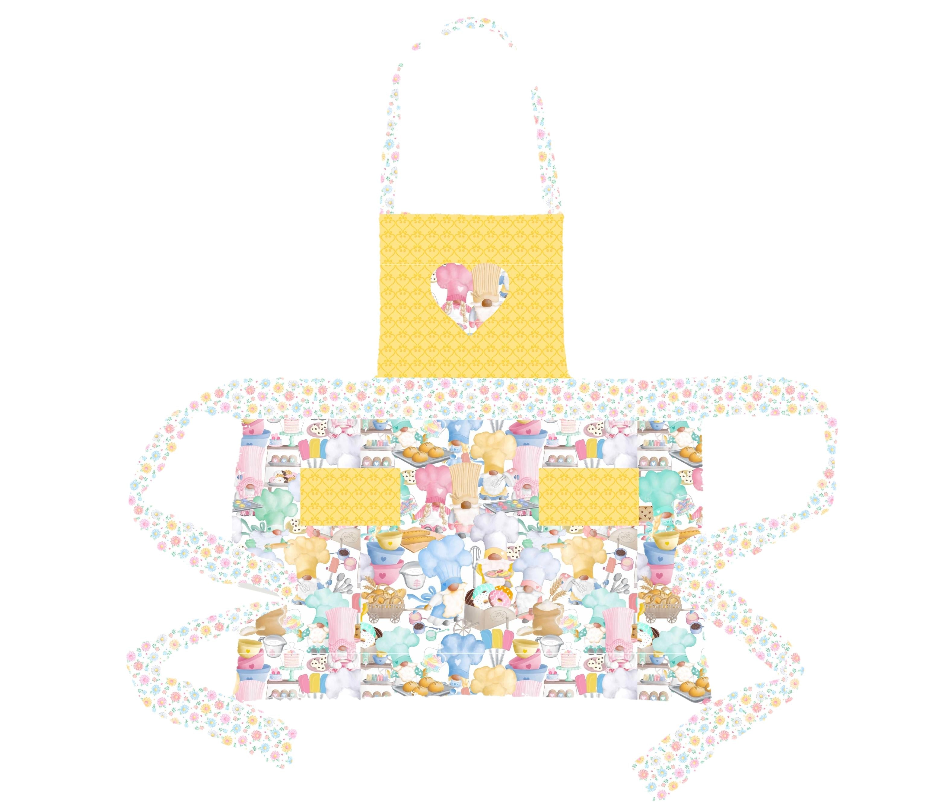 Gnomebody Bakes it Better Apron Free Pattern - Digital Download-Benartex Fabrics-My Favorite Quilt Store