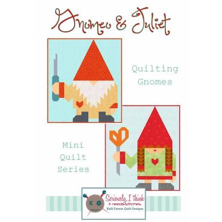 Gnomeo and Juliet Mini Quilt Series Pattern-Kelli Fannin Quilt Designs-My Favorite Quilt Store