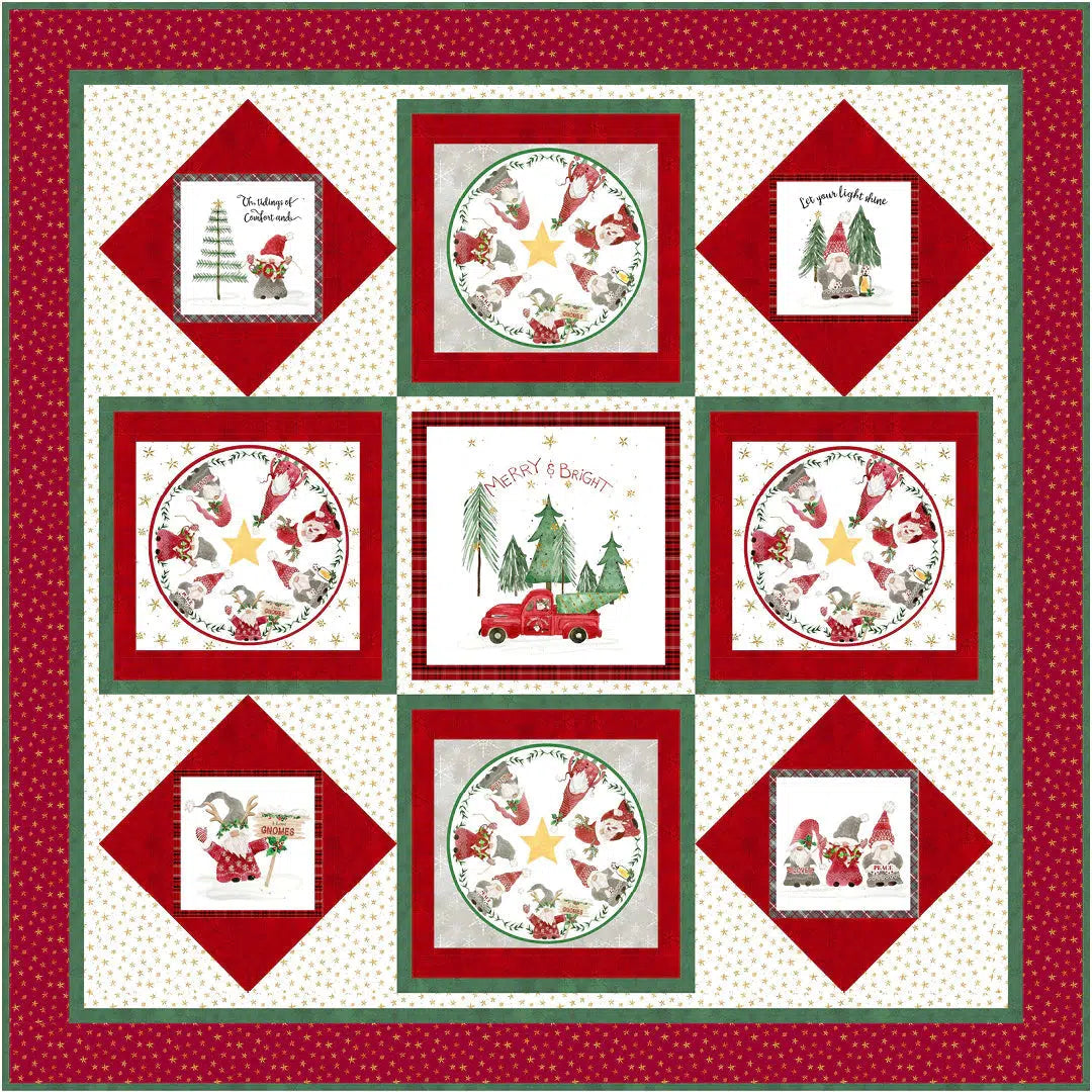 Gnomes Home Tree Farm Quilt Pattern - Free Digital Download-P & B Textiles-My Favorite Quilt Store
