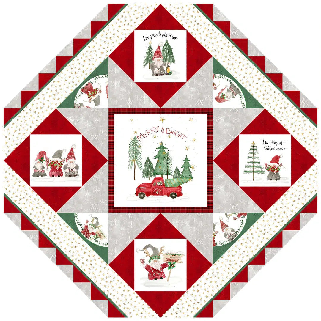 Gnomes Home Tree Farm Tree Skirt Pattern - Free Digital Download