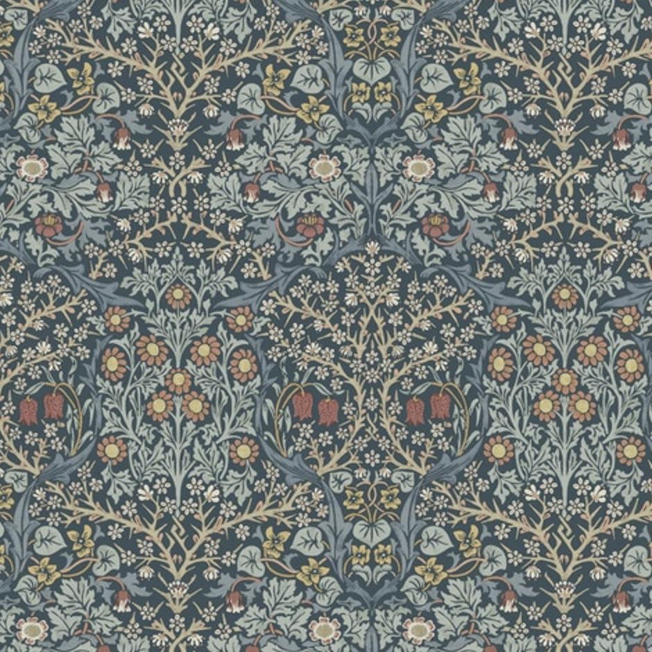 Granada Indigo Blackthorn Fabric-Free Spirit Fabrics-My Favorite Quilt Store