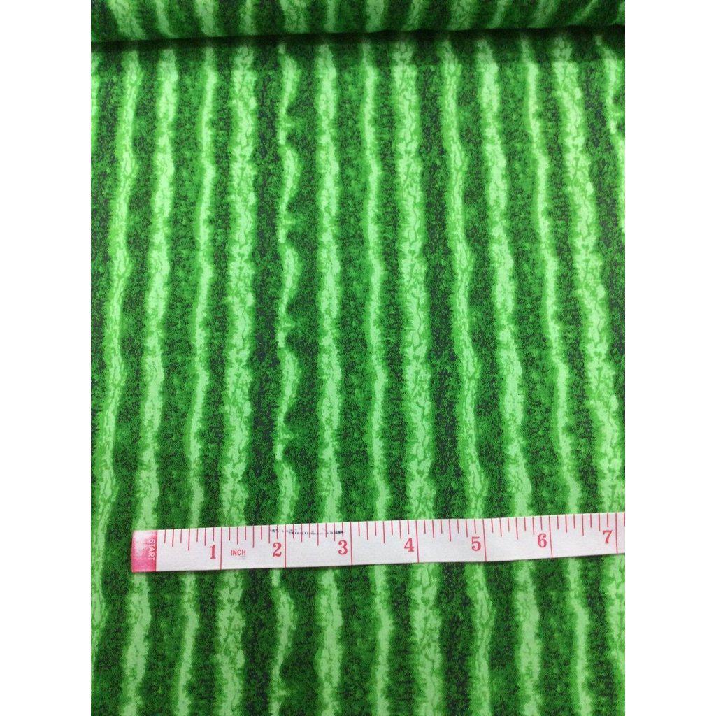 Green Stripe Watermelon Rind Fabric-Timeless Treasures-My Favorite Quilt Store