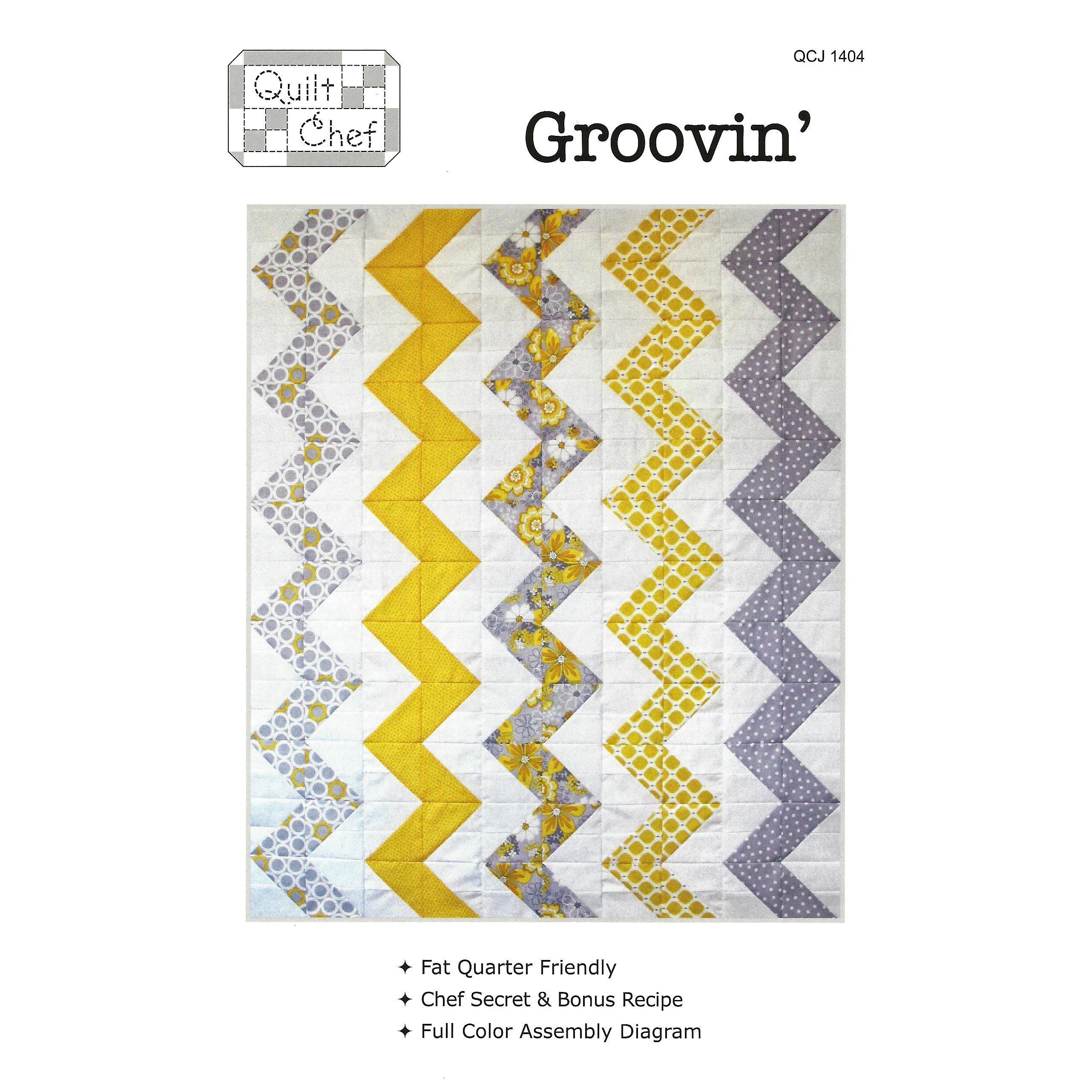 Groovin Quilt Pattern-The Quilt Chef-My Favorite Quilt Store