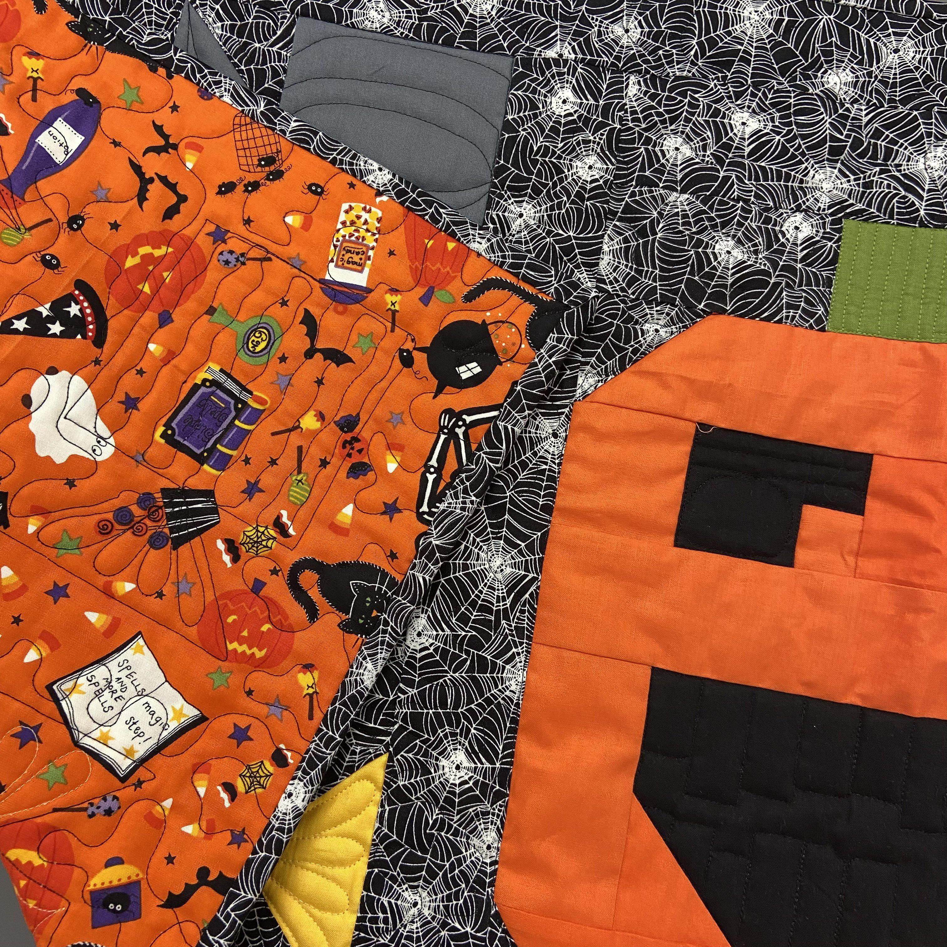 Halloween Crayola Confetti Cotton Fat Eight Rolls-Riley Blake Fabrics-My Favorite Quilt Store