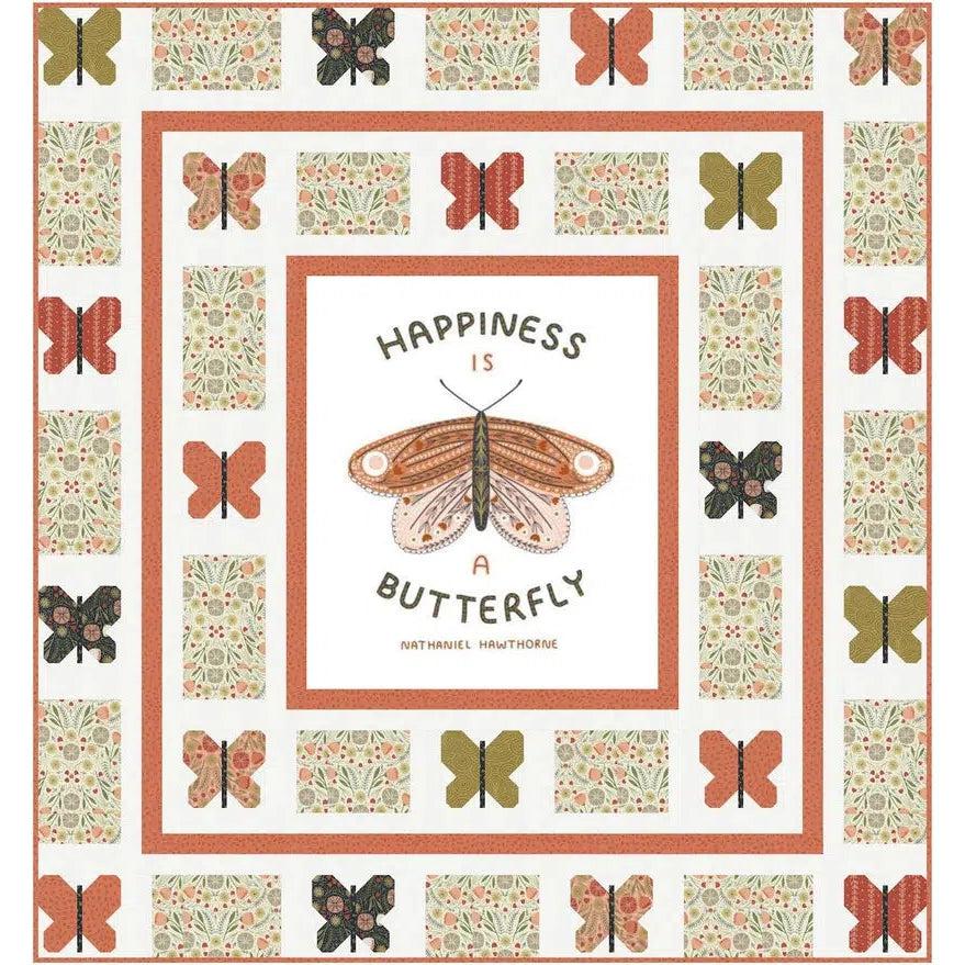 Happiness Is A Butterfly Panel Quilt Pattern