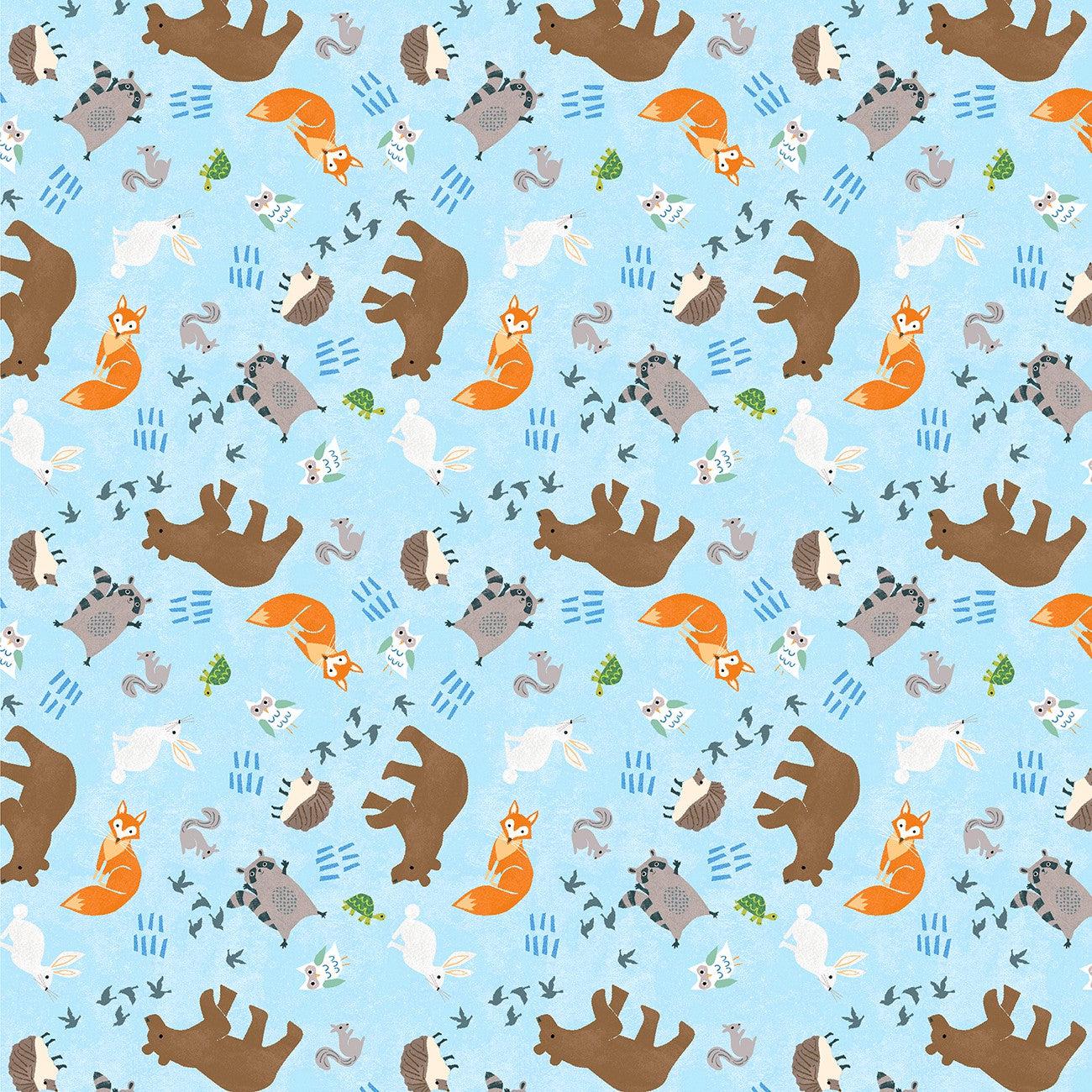 Woodland Pals Foxes by Robert Kaufman Fabrics 