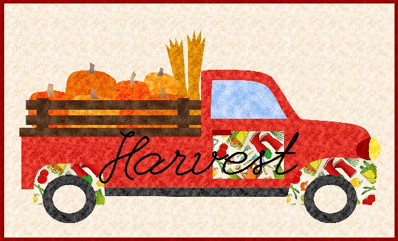 Harvest Red Truck Laser Cut Kit-QT Fabrics-My Favorite Quilt Store