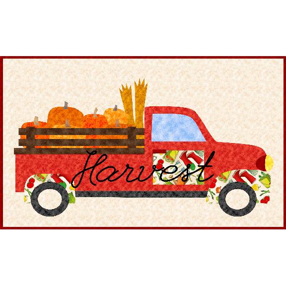 Harvest Red Truck Laser Cut Kit