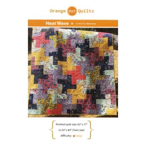 Heatwave Pattern-Orange Dot Quilts-My Favorite Quilt Store