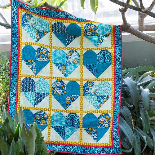 Hello Love Quilt Pattern - Free Digital Download