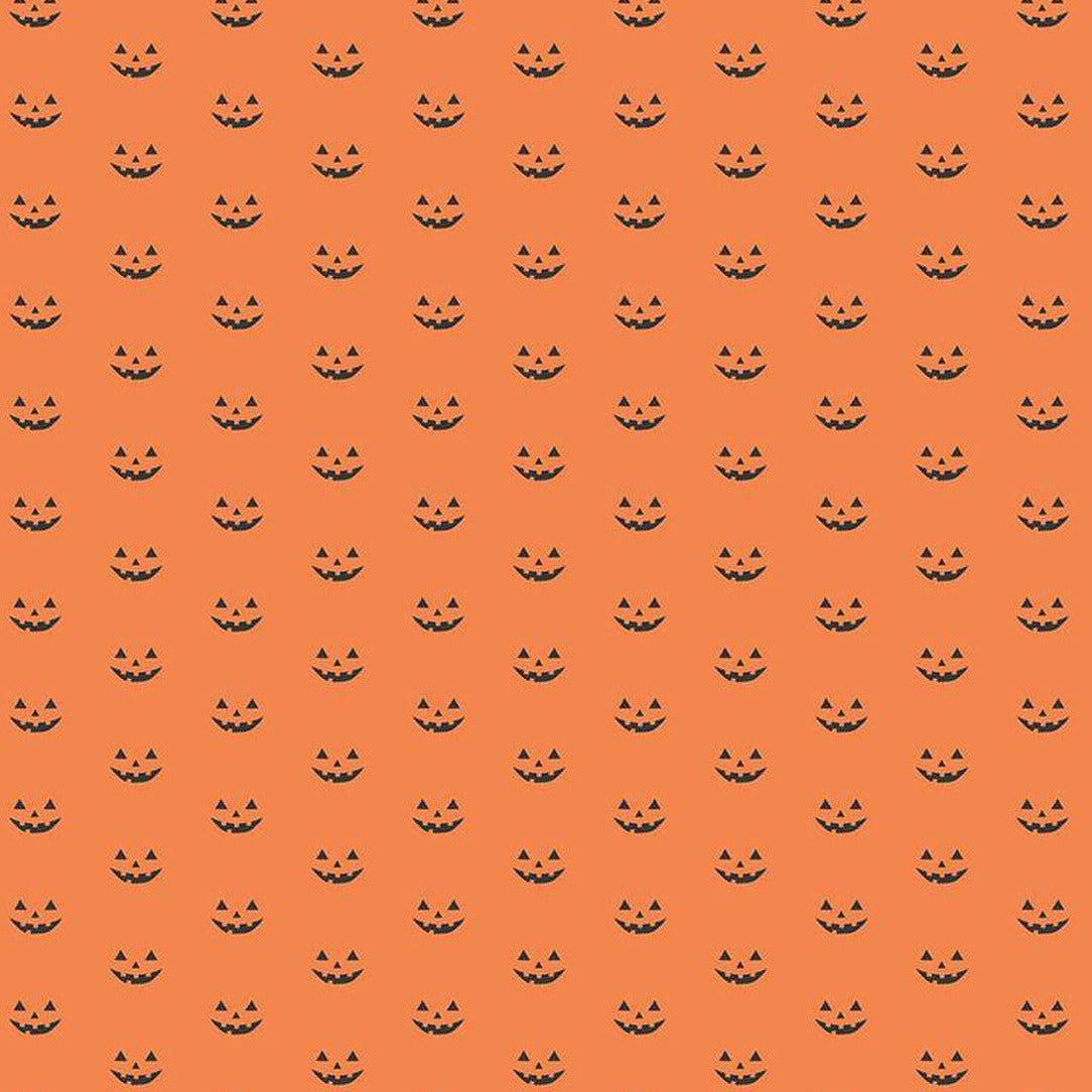 Hey Bootiful Orange Jack-O'-Lanterns Fabric-Riley Blake Fabrics-My Favorite Quilt Store