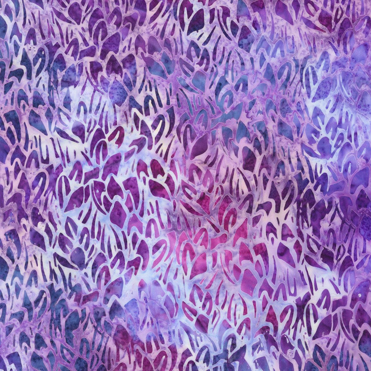 Hidden Valley Petals Wisteria Batik Fabric - Robert Kaufman | My ...