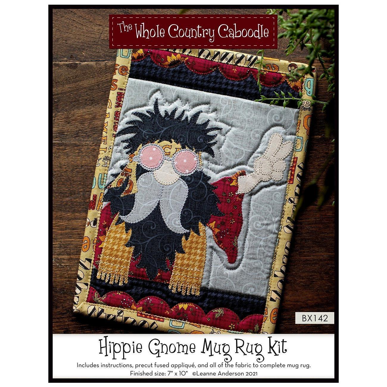 Hippie Gnome Mug Rug Kit-The Whole Country Caboodle-My Favorite Quilt Store