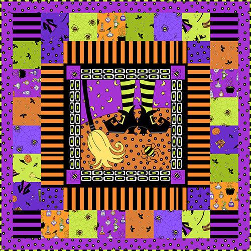 Hocus Pocus Wicked Quilt and PIllow Pattern - Free Digital Download-Andover-My Favorite Quilt Store