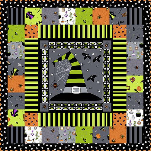 Hocus Pocus Wicked Quilt  and PIllow Pattern - Free Digital Download