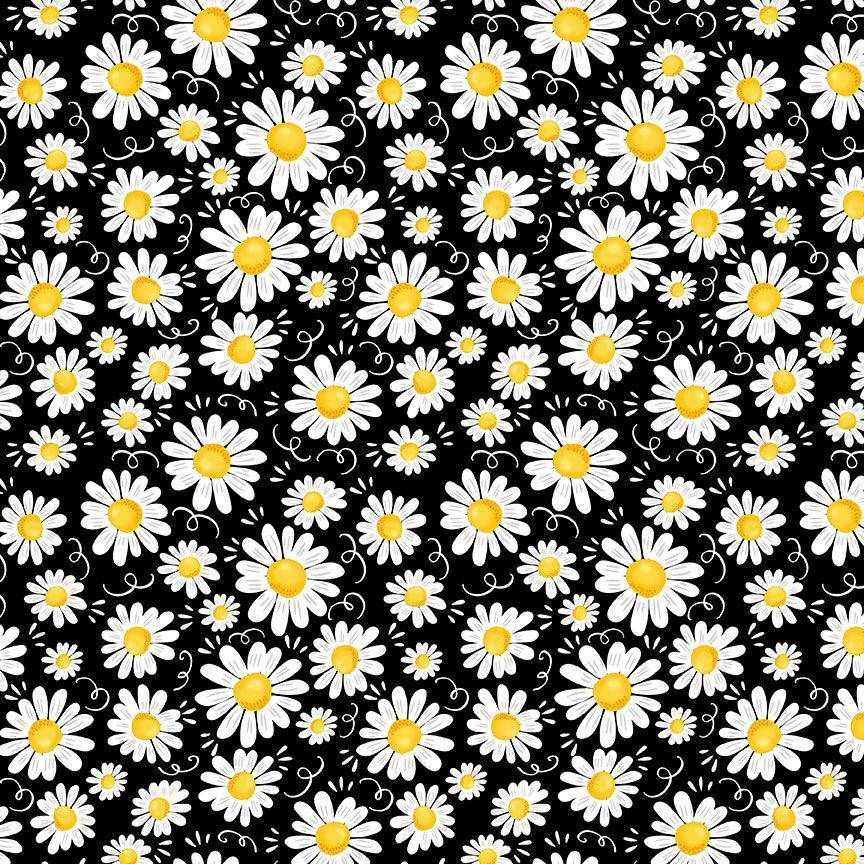 Home Is Where My Honey Is Blooming Daisies Fabric