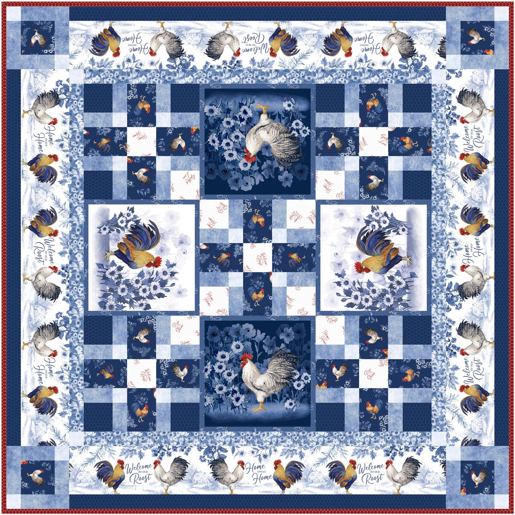 Home to Roost Quilt Pattern - Free Digital Download-Wilmington Prints-My Favorite Quilt Store