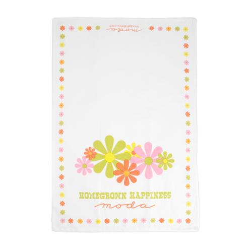 Homegrown Happiness Tea Towel-Kelli Fannin Quilt Designs-My Favorite Quilt Store