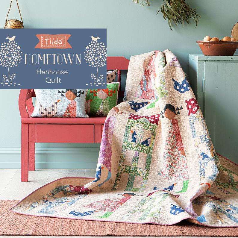 Hometown Henhouse Quilt Pattern - Digital Download-Tilda Fabrics-My Favorite Quilt Store