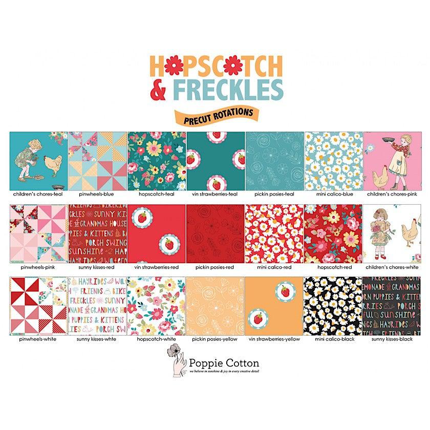 Hopscotch and Freckles Fat Quarter Bundle-Poppie Cotton-My Favorite Quilt Store