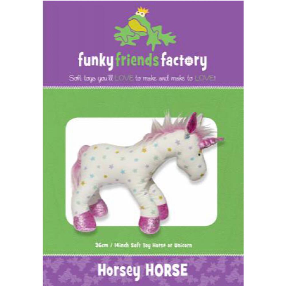 Horsey Horse + Unicorn Funky Friends Factory Pattern-Funky Friends Factory-My Favorite Quilt Store