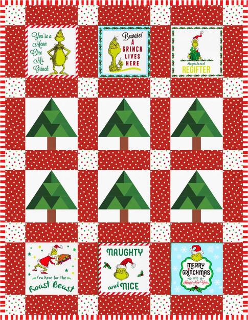 How the Grinch Stole Christmas Forest Pattern - Free Pattern Download-Robert Kaufman-My Favorite Quilt Store