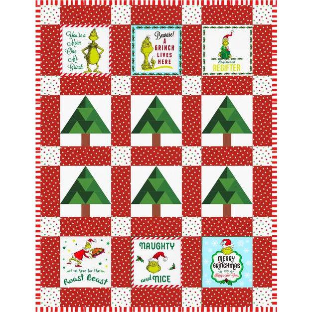 How the Grinch Stole Christmas Forest Pattern - Free Pattern Download-Robert Kaufman-My Favorite Quilt Store