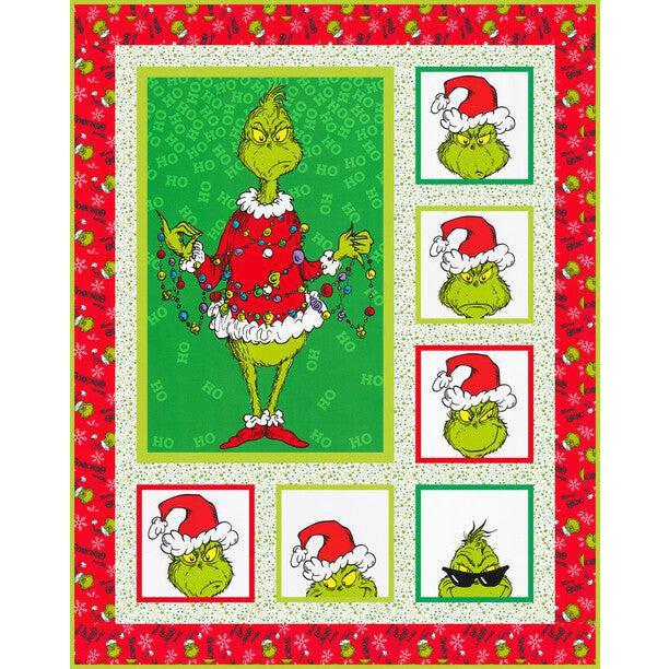 How the Grinch Stole Christmas Mischief Pattern - Free Pattern Download-Robert Kaufman-My Favorite Quilt Store