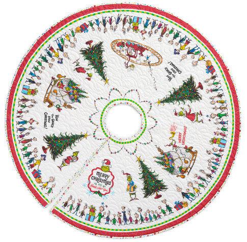 How the Grinch Stole Christmas Tree Skirt Panel Pattern - Free Pattern Download-Robert Kaufman-My Favorite Quilt Store